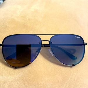 Quay Australia’s High Key Rimless Sunglasses